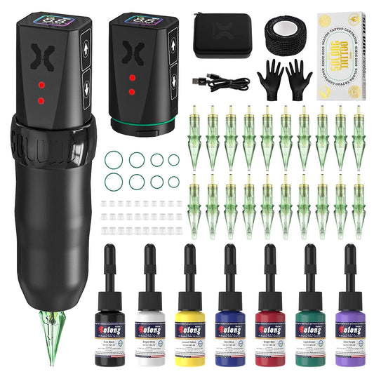 Solong X-STRIKE Wireless Direct Drive Tattoo Pen Kit