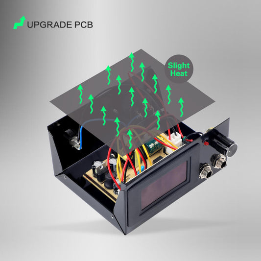 Aluminum Digital LCD Display Black Color P106-1 Tattoo Power Supply+Foot Pedal+Clip - Hawink