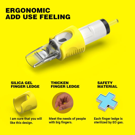 Quelle Tattoo Finger Ledge Cartridges Needles Magnum M1 0.30mm 0.35mm