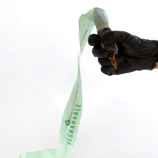 100 Pcs Disposable Degradable Tattoo Clip Cord Sleeves TC121 Tattoo -Hawink