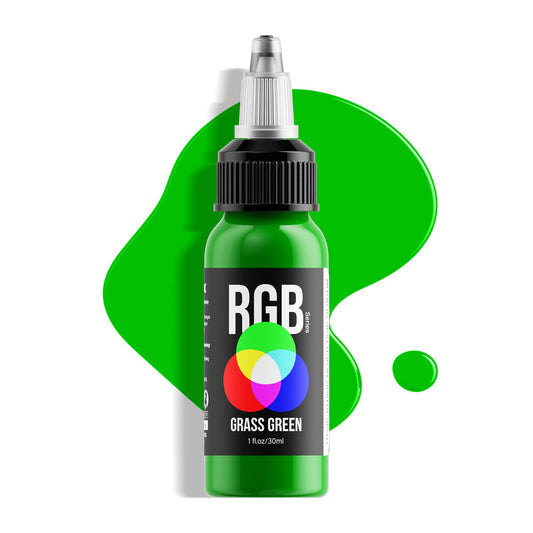 Hawink RGB Tattoo Ink Grass Green 1 oz(30ml)