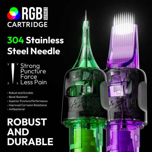 Hawink RGB Finger Ledge Tattoo Cartridges Needles Mixed Pack 50Pcs/box(for US, EU)