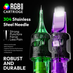 Hawink RGB Finger Ledge Tattoo Cartridges Needles Mixed Pack 50Pcs/box(for US, EU)