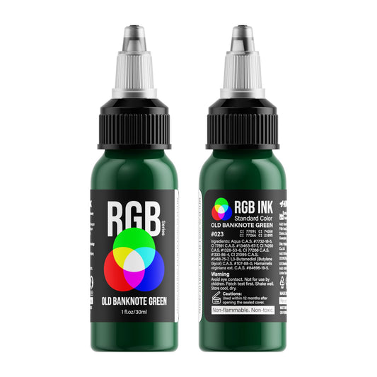 Hawink RGB Tattoo Ink Old Banknote Green 1 oz(30ml)