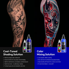 Hawink Tattoo Ink Shading Solution and Color Mixing Solution 8OZ Set