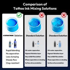 Hawink Tattoo Ink Shading Solution and Color Mixing Solution 8OZ Set