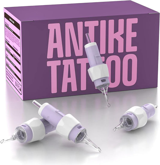 ANTIKE Tattoo Finger Ledge Cartridges Needles Mixed Size 50Pcs/Box
