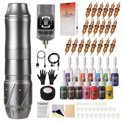 Hawink Complete Wireless Rotary Tattoo Machine Kit