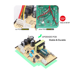 Aluminum Digital LCD Display Black Color P106-1 Tattoo Power Supply+Foot Pedal+Clip - Hawink