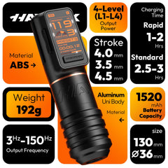 Hawink H1 Direct Drive Brushless Wireless Tattoo Machine
