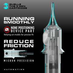 Quelle Tattoo Needles Cartridge 0.30MM/0.35MM Round Shader