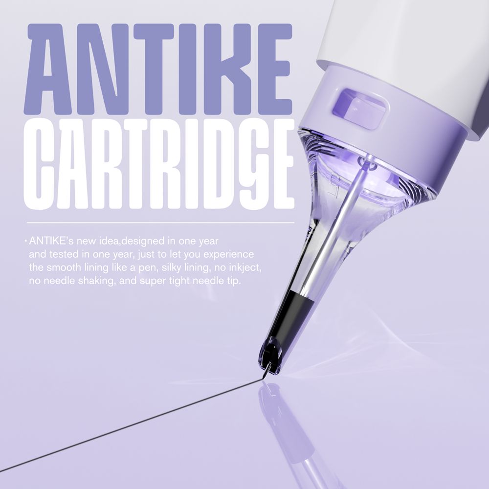 ANTIKE Tattoo Finger Ledge Cartridges Needles Round Magnum RM