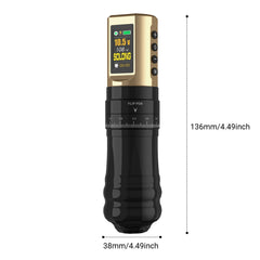 Solong Adjustable Stroke Wireless Tattoo Machine Pen E96
