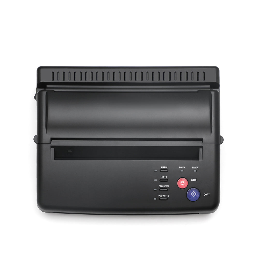 Tattoo Stencil Transfer Machine Black Thermal Copier Maker For Transfer Papers 20 Pcs Transfer Paper - Hawink