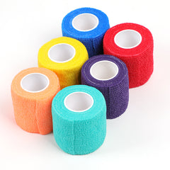 HAWINK Non Woven Tattoo Grip Bandage colorful Professional  cohesive elastic bandage 6pcs/box