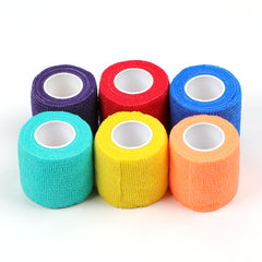 HAWINK Non Woven Tattoo Grip Bandage colorful Professional  cohesive elastic bandage 6pcs/box