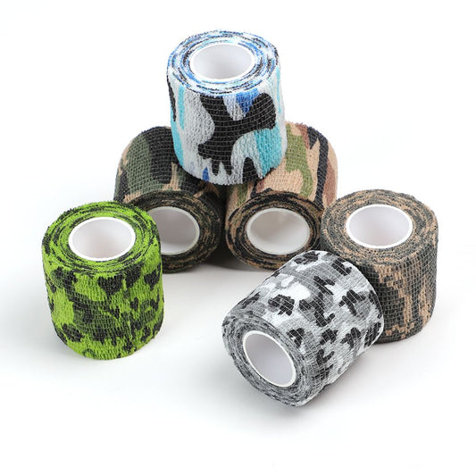 Tattoo Grip Bandage Non-Woven Self Adhesive Elastic Bandage Wrap Camo Color 6Pcs/box 